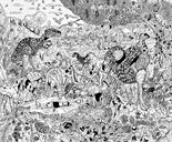Life in Germany - Eocene 45 million years ago, 85x70 cm august 2012,